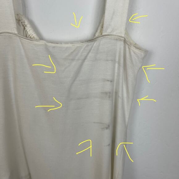 Reformation Nina Ruched Bodysuit in White Large - Picture 9 of 12